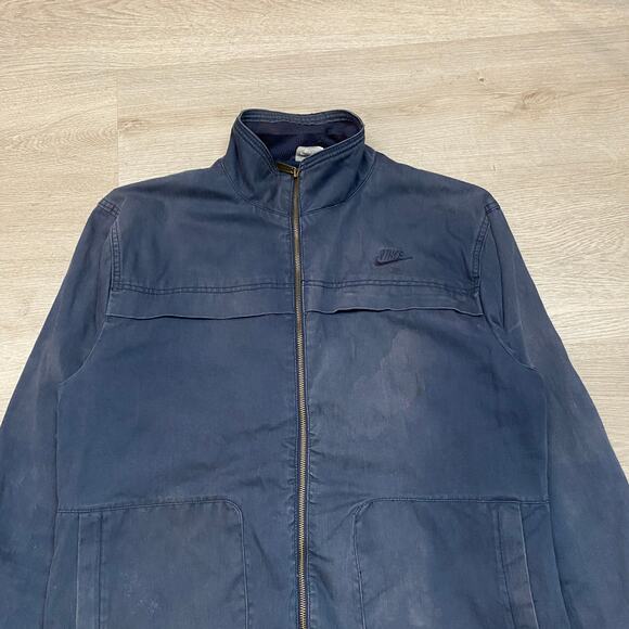 Vintage Nike Gray Tag Canvas Utility Jacket Men's XL Workwear Skater Y2K - Picture 2 of 15